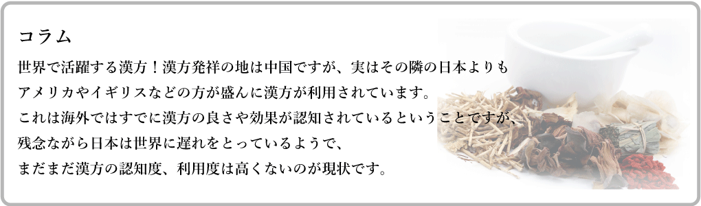 漢方発祥の地、中国、アメリカ、イギリス、海外、日本、認知度、利用度